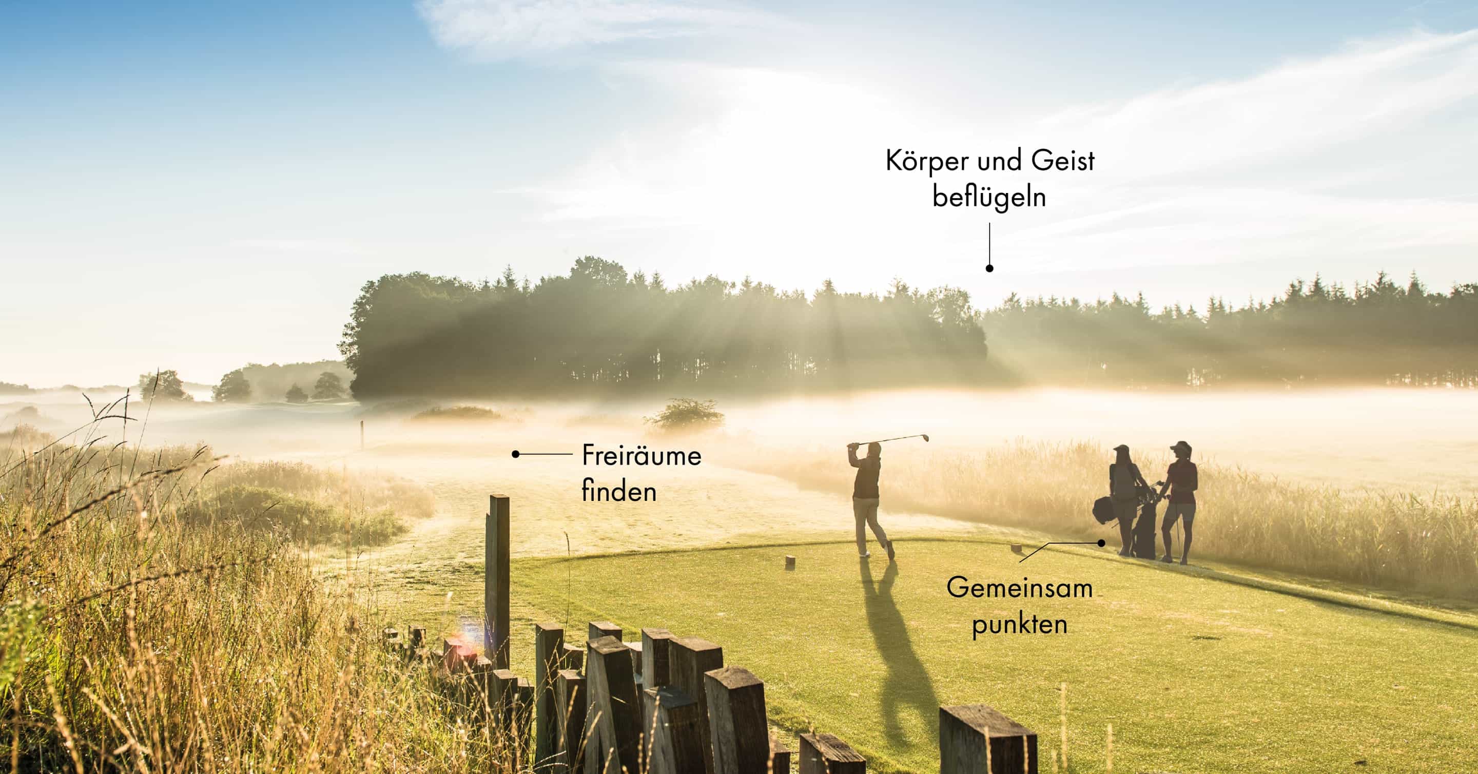 Eines der Motive, die wir im Rahmen der Imagekampagne für den Deutschen Golf Verband entwickelt haben.